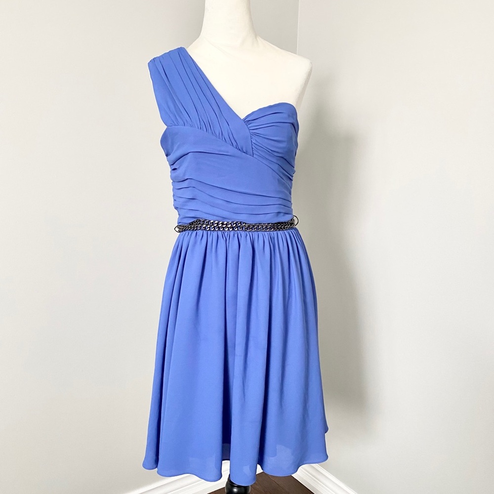 Express One Shoulder Evening Dress